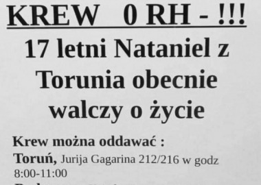 POTRZEBNA KREW!