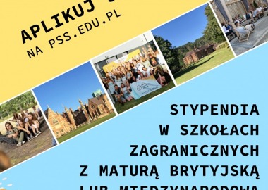 Konkurs stypendialny dla uczniów klas II szkół ponadpodstawowych